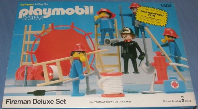 Playmobil USA Schaper 1402 Fireman Deluxe Set