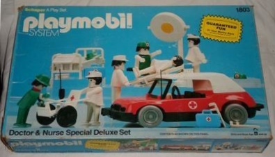 Playmobil USA Schaper 1803 Doctor & Nurse Special Deluxe Set