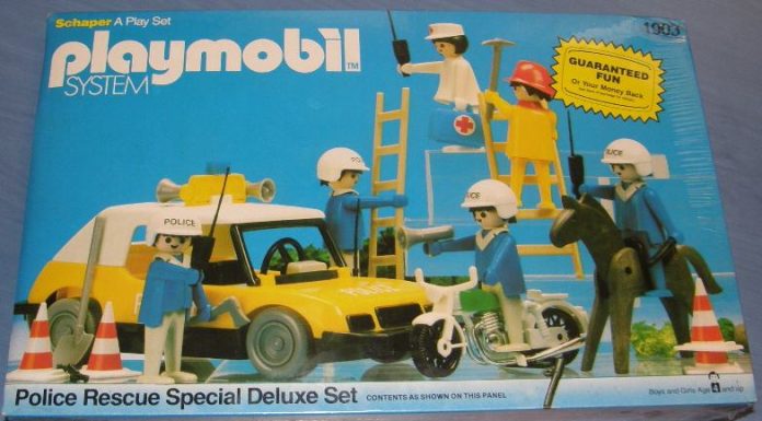 Playmobil USA Schaper 1903 Police Rescue Special Deluxe Set