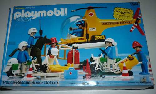 Playmobil USA Schaper 1904 Police Rescue Super Deluxe