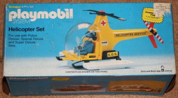 Playmobil USA Schaper 1909 Helicopter Set