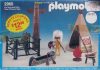 Playmobil USA Schaper 2960 Indian, horse, totem , canoe and tepee