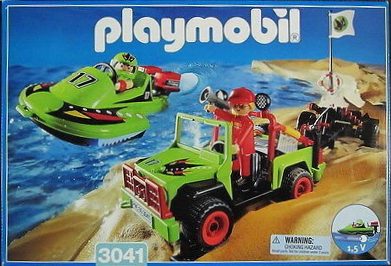 Playmobil USA Playmobil 3041 – Jeep with Speedboat Playmobil USA Playmobil 3041 Jeep with Speedboat