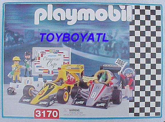 Playmobil USA Playmobil 3170 Race Car Set Playmobil USA Playmobil 3170 Race Car Set