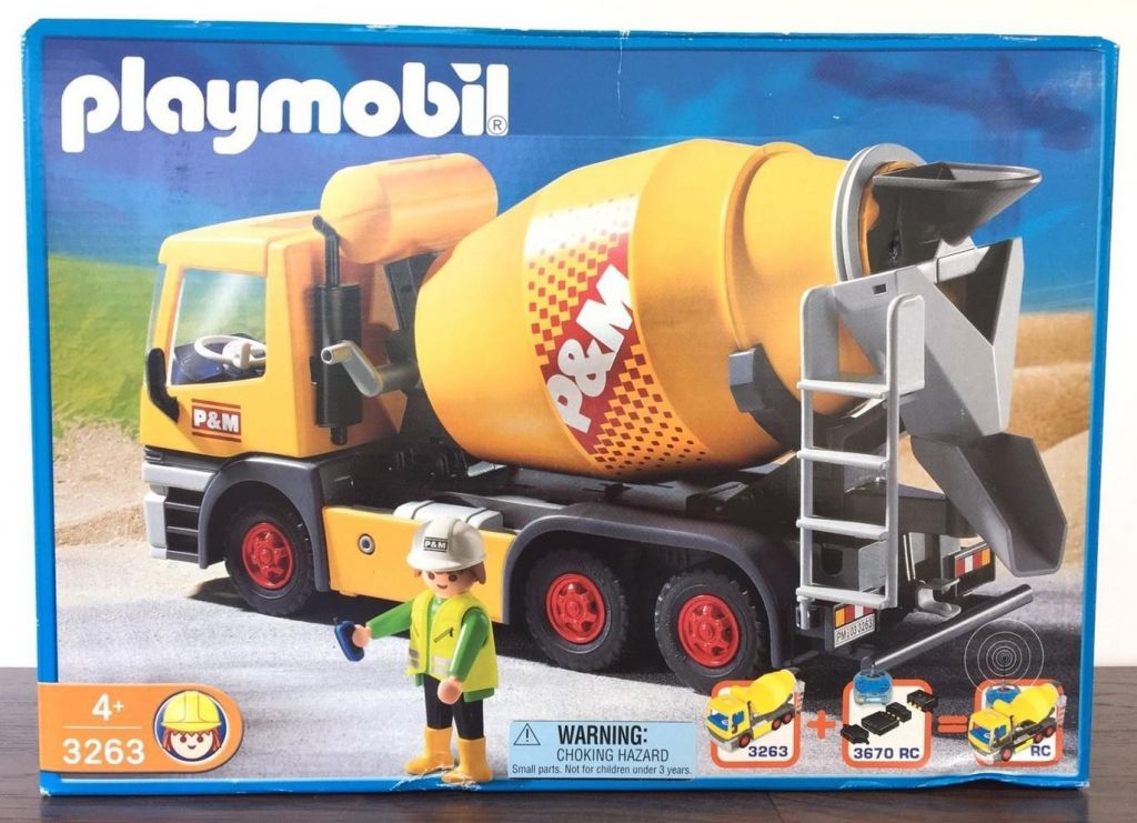 Playmobil USA Playmobil 3263 Cement Mixer Playmobil USA Playmobil 3263 Cement Mixer