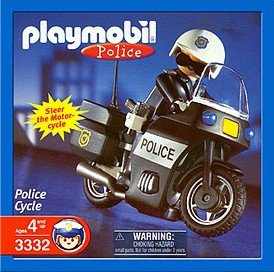 Playmobil USA Playmobil 3332 – Police Cycle – U.S. Playmobil USA Playmobil 3332 Police Cycle - U.S.