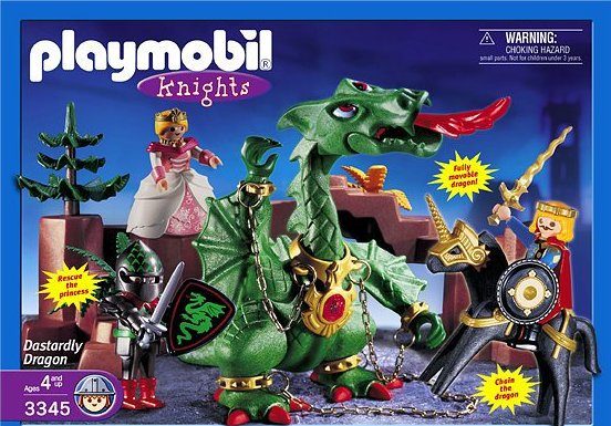 Playmobil USA Playmobil 3345 Dastardly Dragon