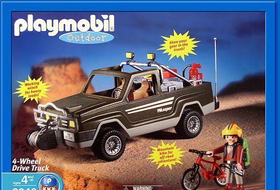 Playmobil USA Playmobil 3346 4-Wheel Drive Truck
