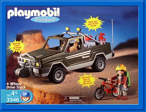 Playmobil USA Playmobil 3346 4-Wheel Drive Truck Playmobil USA Playmobil 3346 4-Wheel Drive Truck