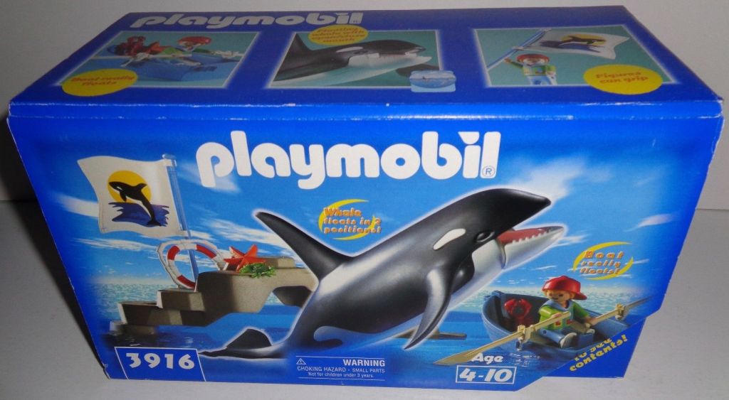 Playmobil Trenes Playmobil: Todas las Referencias, Vías y Estaciones 101 Playmobil USA Playmobil 3916 – Orca Training Set