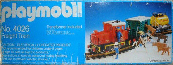 Playmobil USA Playmobil 4026 Diesel Freight Train Set