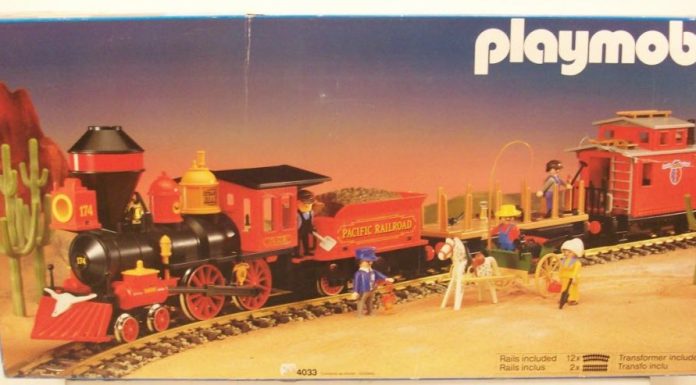 Playmobil USA Playmobil 4033 – Large Western Train Set Playmobil USA Playmobil 4033 Large Western Train Set