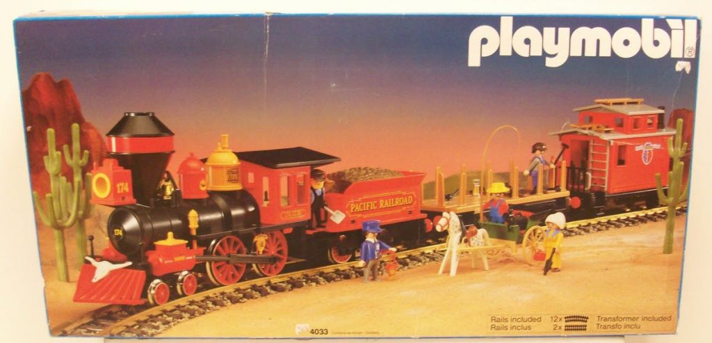 Playmobil Trenes Playmobil: Todas las Referencias, Vías y Estaciones 103 Playmobil USA Playmobil 4033 – Large Western Train Set