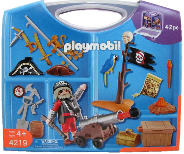 Playmobil USA Playmobil 4219 pirates' carrying case Playmobil USA Playmobil 4219 pirates' carrying case