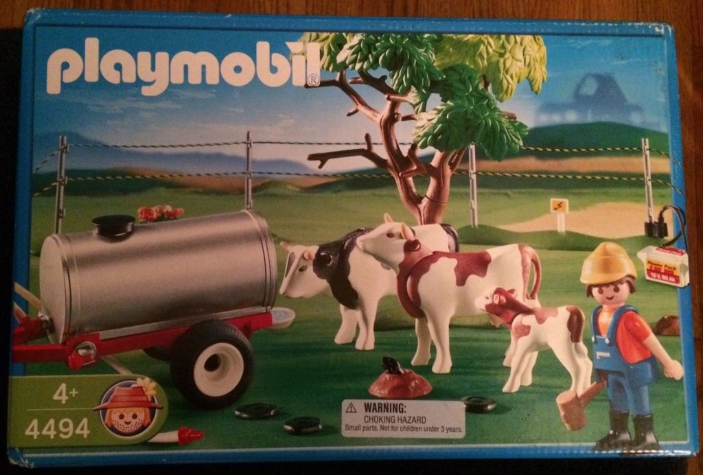 Playmobil USA Playmobil 4494 Farmer / cow / tank Playmobil USA Playmobil 4494 Farmer / cow / tank