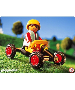 Playmobil USA Playmobil 4510 – Boy with kart Playmobil USA Playmobil 4510 Boy with kart