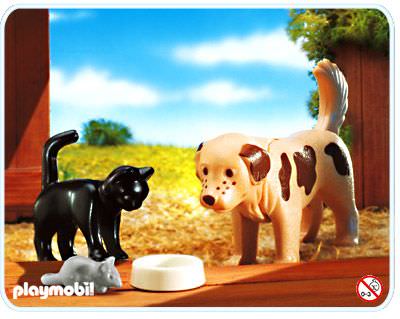 Playmobil USA Playmobil 4563 Dog, cat and mouse