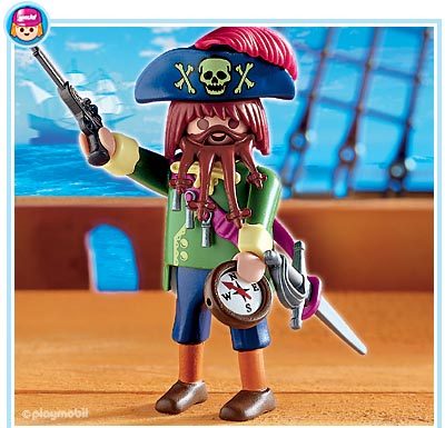 Playmobil USA Playmobil 4654 angry pirate