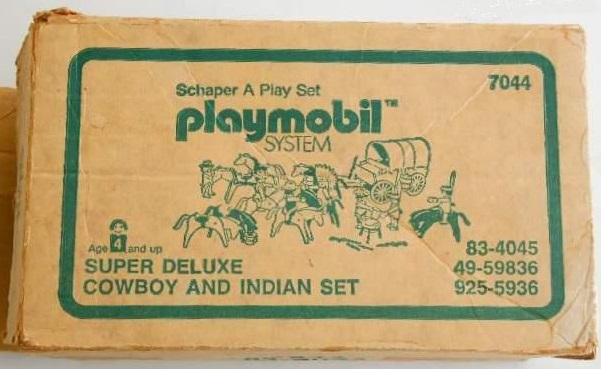 Playmobil USA Schaper 49-59836 Super Deluxe Cowboy and Indian Set
