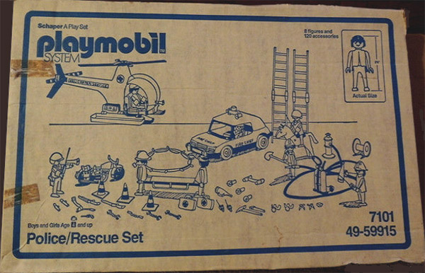 Playmobil USA Schaper 49-59915 Police / Rescue Set