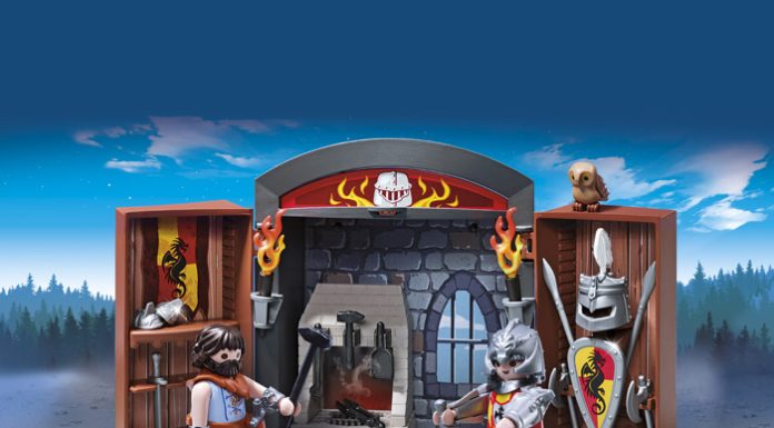 Playmobil USA Playmobil 5637 – Knights’ Armory Play Box Playmobil USA Playmobil 5637 Knights' Armory Play Box