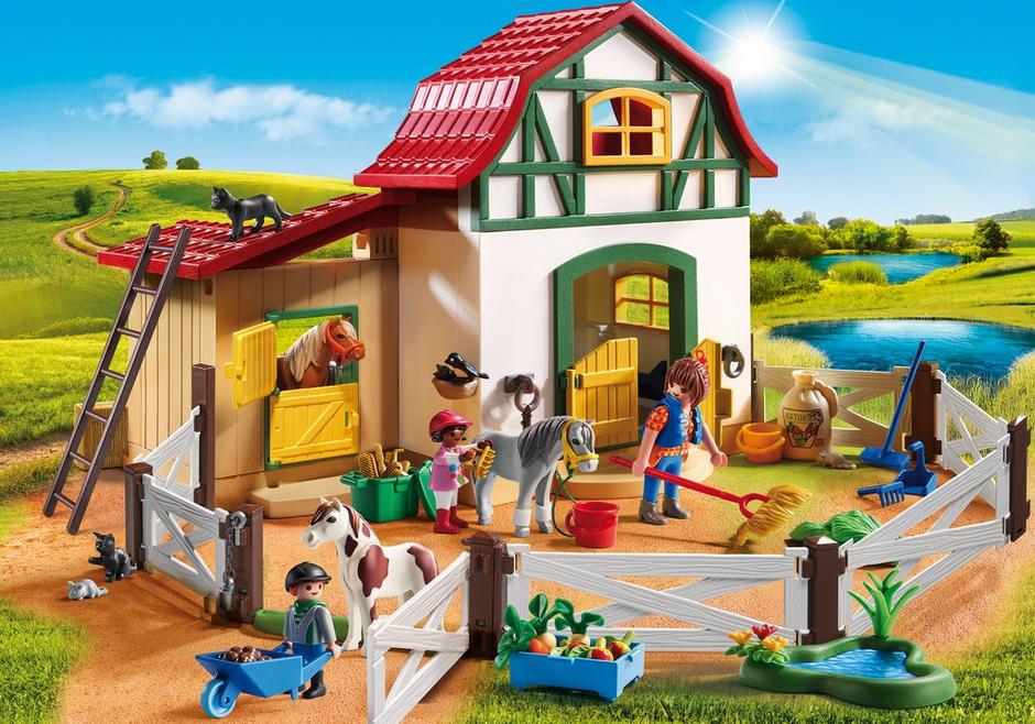 Playmobil USA Playmobil 5684 Pony Farm Playmobil USA Playmobil 5684 Pony Farm