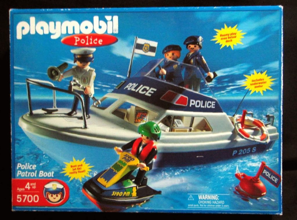 Playmobil USA Playmobil 5700 Police Patrol Boat Playmobil USA Playmobil 5700 Police Patrol Boat