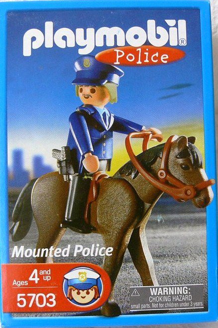 Playmobil USA Playmobil 5703 Mounted Policeman Playmobil USA Playmobil 5703 Mounted Policeman