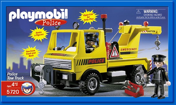 Playmobil USA Playmobil 5720 – Police Tow Truck Playmobil USA Playmobil 5720 Police Tow Truck