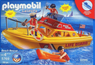 Playmobil USA Playmobil 5769 – Beach Rescue Boat Playmobil USA Playmobil 5769 Beach Rescue Boat