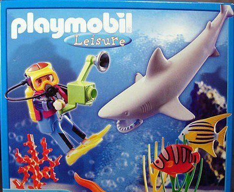 Playmobil USA Playmobil 5770 – Underwater Diver with Shark Playmobil USA Playmobil 5770 Underwater Diver with Shark
