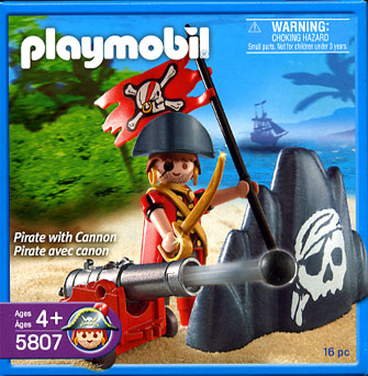 Playmobil USA Playmobil 5807 – pirate with cannon Playmobil USA Playmobil 5807 pirate with cannon