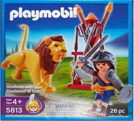 Playmobil USA Playmobil 5813 – Gladiator with Lion Playmobil USA Playmobil 5813 Gladiator with Lion