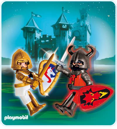 Playmobil Hadas Playmobil: Todas las Referencias del Reino de las Hadas 131 Playmobil USA Playmobil 5815 – Unicorn and Dragon Knight Duo Pack