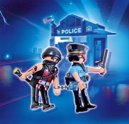Playmobil USA Playmobil 5816 Duo Pack Police and Thief Playmobil USA Playmobil 5816 Duo Pack Police and Thief