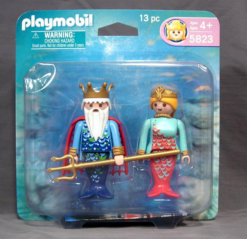 Playmobil Sirenas Playmobil: Todas las Referencias del Mundo Submarino 52 Playmobil USA Playmobil 5823 – King Neptune and Mermaid Pack
