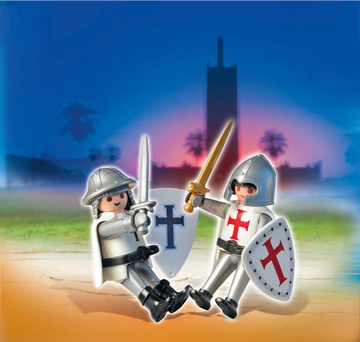 Playmobil USA Playmobil 5825 Duo pack of knights and crusaders Playmobil USA Playmobil 5825 Duo pack of knights and crusaders