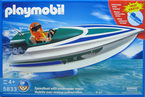 Playmobil USA Playmobil 5833 – Speedboat with underwater motor Playmobil USA Playmobil 5833 Speedboat with underwater motor