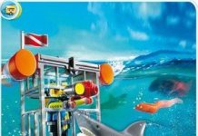 Playmobil USA Playmobil 5834 – Diver with Shark Playmobil USA Playmobil 5834 Diver with Shark