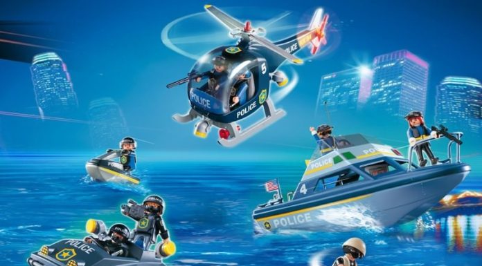 Playmobil USA Playmobil 5844 – Mega Police Set Playmobil USA Playmobil 5844 Mega Police Set