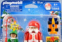 Playmobil USA Playmobil 5846 Santa and Elf Duo Pack