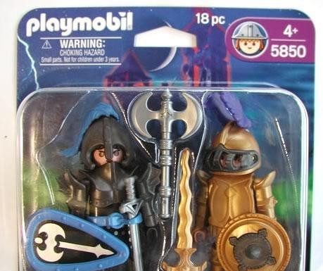 Playmobil USA Playmobil 5850 – Black Knight and Gold Knight Duo Pack Playmobil USA Playmobil 5850 Black Knight and Gold Knight Duo Pack