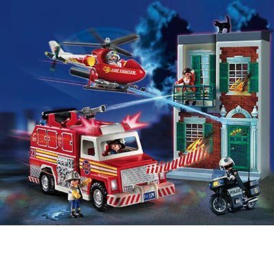 Playmobil USA Playmobil 5879 – Firefighter Mega-Set Playmobil USA Playmobil 5879 Firefighter Mega-Set