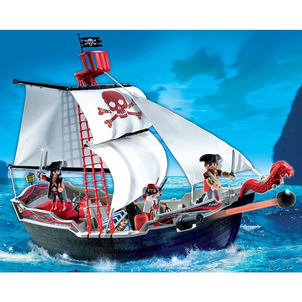 Playmobil USA Playmobil 5950 skull and bones pirate ship Playmobil USA Playmobil 5950 skull and bones pirate ship