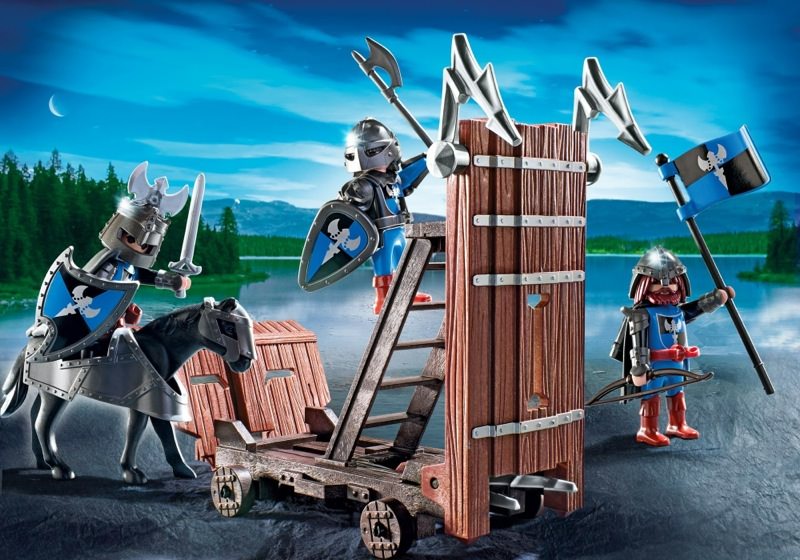 Playmobil USA Playmobil 5978 Blue Knights with Battering Ram Playmobil USA Playmobil 5978 Blue Knights with Battering Ram