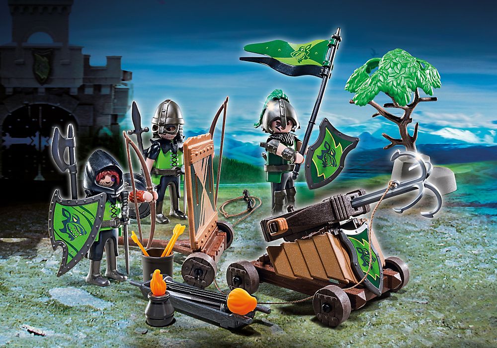 Playmobil USA Playmobil 6041 Wolf Knights with Catapult Playmobil USA Playmobil 6041 Wolf Knights with Catapult