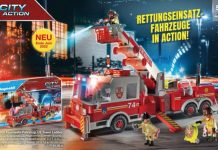 Playmobil USA Playmobil 70935 – Rescue Vehicles: Fire Engine with Tower Ladder Playmobil USA Playmobil 70935 Rescue Vehicles: Fire Engine with Tower Ladder