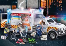 Playmobil USA Playmobil 70936 – Rescue Vehicles: Ambulance with Lights and Sound Playmobil USA Playmobil 70936 Rescue Vehicles: Ambulance with Lights and Sound