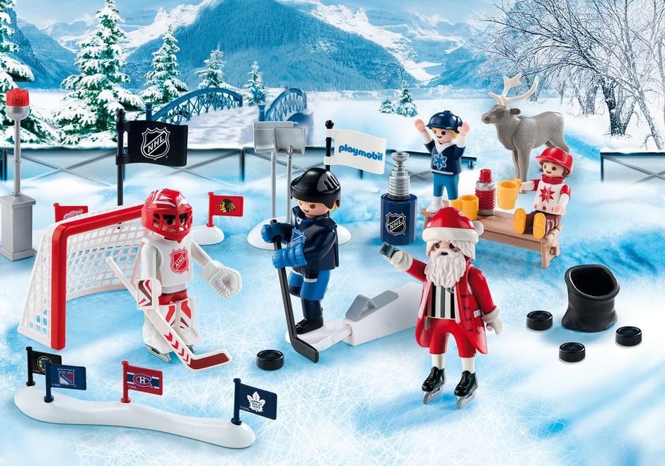 Playmobil Navidad Playmobil: Todas las Referencias para estas Fiestas 75 Playmobil USA Playmobil 9017 – NHL® Advent Calendar – Rivalry on the Pond