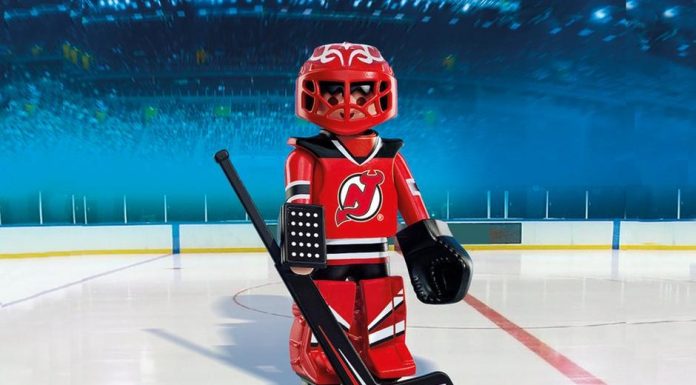 Playmobil USA Playmobil 9036 NHL® New Jersey Devils® Goalie